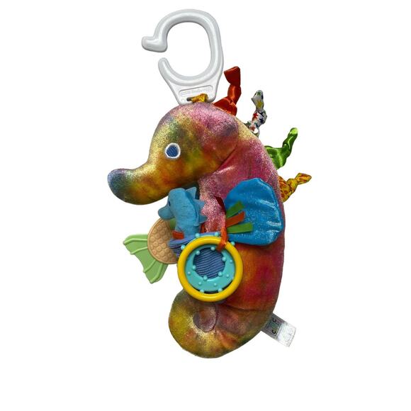 ERIC CARLE Mr. Seahorse Plush Stuffed Toy Baby Hanging Teether Lovey Rattle - Picture 2 of 5